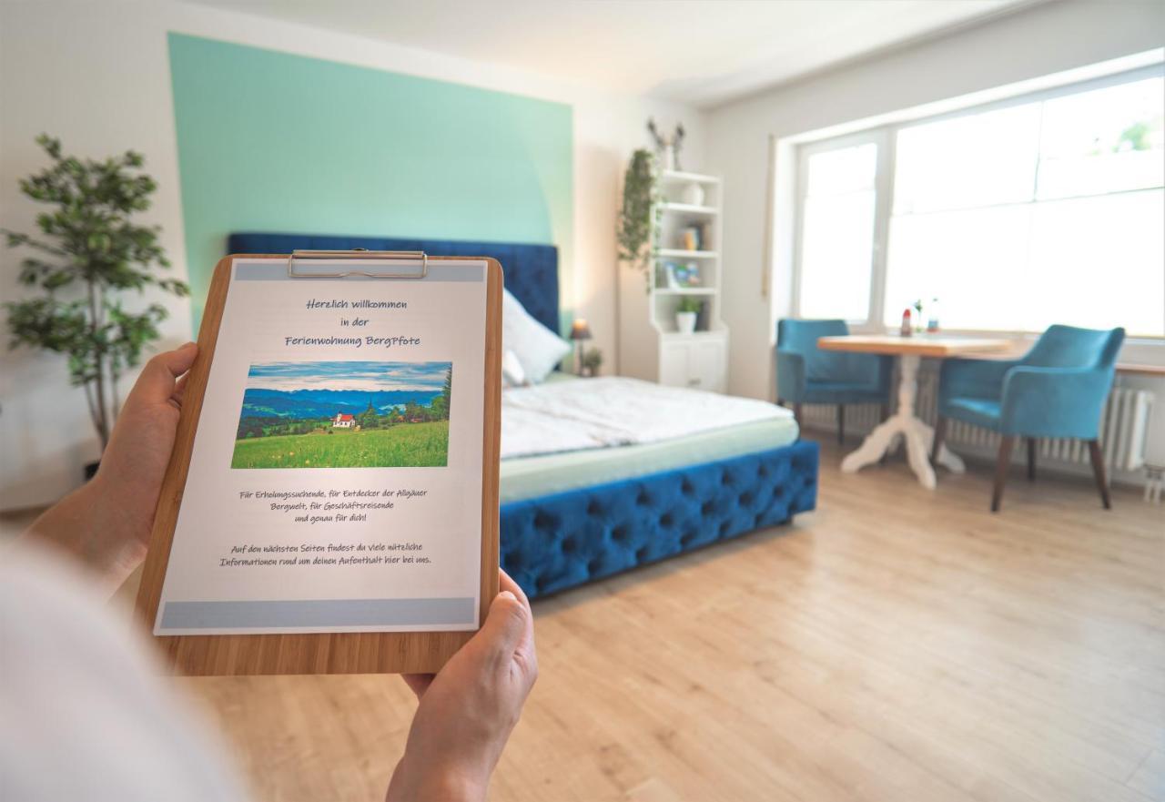 Ferienwohnung Bergpfote - Hund Herzlich Willkommen Scheidegg Ngoại thất bức ảnh